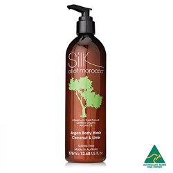 SILK OIL OF MOROCCO Argan vegan body wash - coconut & lime